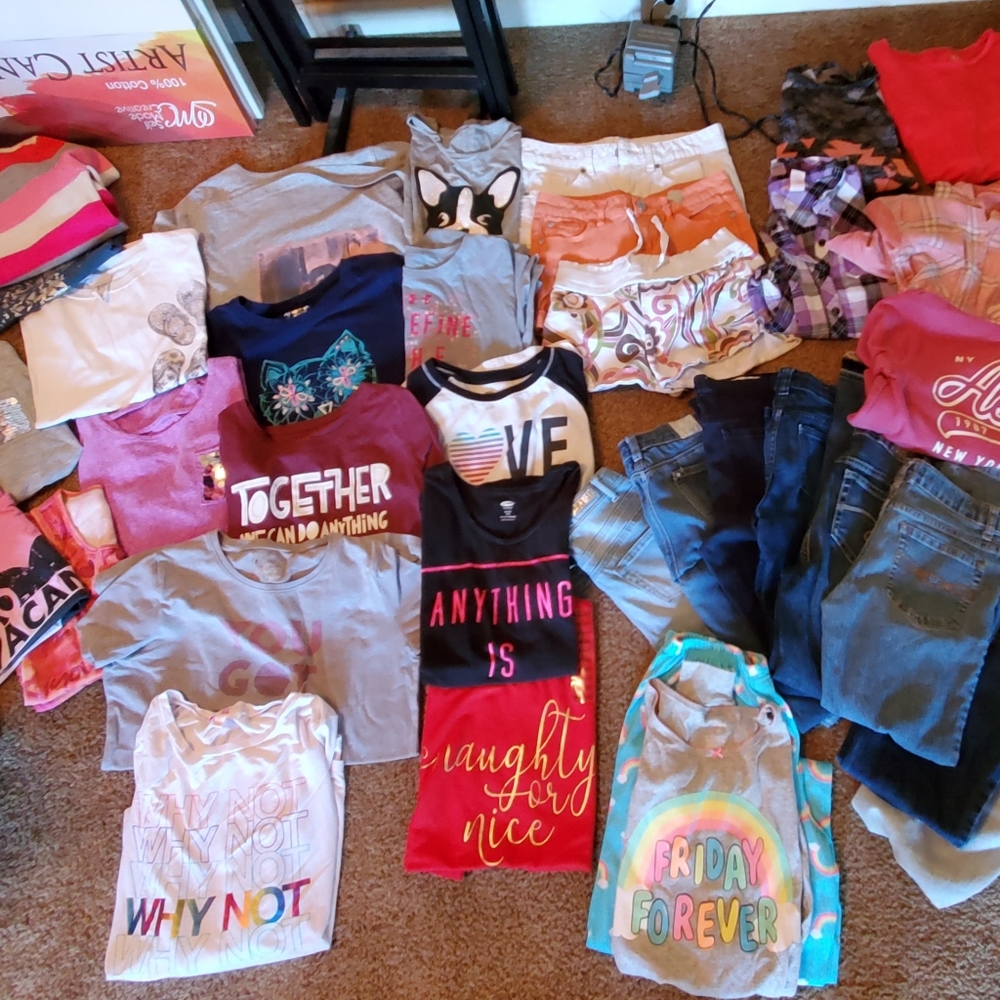 Girls lot of cloths